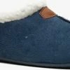 Thu!s Gevoerde Dames Pantoffels - Blauw - Maat 38 - Sloffen