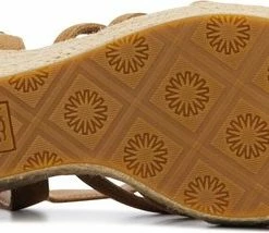 UGG Espadrilles Dames / Damesschoenen - Suède - Sleehak Hoogte 9 Cm - 1119952 - Cognac - Maat 39 12 UGG Espadrilles Dames / Damesschoenen - Suède - Sleehak Hoogte 9 Cm - 1119952 - Cognac - Maat 39 -Dames Winkel 550x214 17