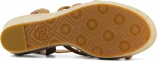 UGG Espadrilles Dames / Damesschoenen - Suède - Sleehak Hoogte 9 Cm - 1119952 - Cognac - Maat 39 6 UGG Espadrilles Dames / Damesschoenen - Suède - Sleehak Hoogte 9 Cm - 1119952 - Cognac - Maat 39 - Afbeelding 4