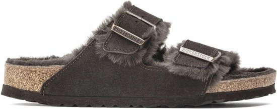 Birkenstock Arizona VL Lammfell Narrow Unisex Pantoffels - Mocha - Maat 43 5 Birkenstock Arizona VL Lammfell Narrow Unisex Pantoffels - Mocha - Maat 43 - Afbeelding 3