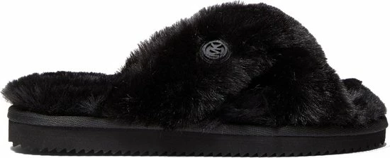 Michael Kors Lala Dames Pantoffels - Zwart - Maat 40 7 Michael Kors Lala Dames Pantoffels - Zwart - Maat 40 - Afbeelding 5