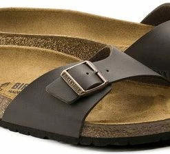 Birkenstock Madrid Dames Slippers Dark Brown Regular-fit | Bruin | Imitatieleer | Maat 40 -Dames Winkel 550x225 5