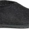 Glerups Warme Vilten Pantoffel Zwart Rubber Zool -Dames Winkel 550x226 13
