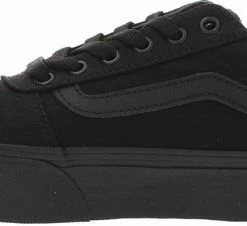 Vans Ward Platform Dames Sneakers - (Canvas) Black/Black - Maat 42 -Dames Winkel 550x226 8