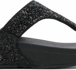 Fitflop Slippers - Maat 39 - Vrouwen - Zwart -Dames Winkel 550x227