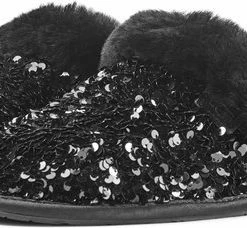 UGG Scuffette II Chunky Sequin Dames Sloffen - Black - Maat 39 -Dames Winkel 550x228 10