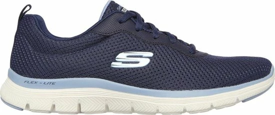 Skechers Flex Appeal 4.0 - Brilliant V Dames Sneakers - Navy - Maat 40 3 Skechers Flex Appeal 4.0 - Brilliant V Dames Sneakers - Navy - Maat 40