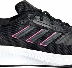 Adidas Runfalcon 2.0 Dames Sneakers - Core Black/Grey Six/Screaming Pink - Maat 39 1/3