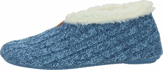 Nelson Home Dames Pantoffel - Blauw - Maat 42 11 Nelson Home Dames Pantoffel - Blauw - Maat 42 - Afbeelding 9