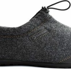 Travelin' Back-Home Dames Sloffen - Wollen Pantoffels - Rubberen Zool - Grijs - Maat 42 -Dames Winkel 550x241 2