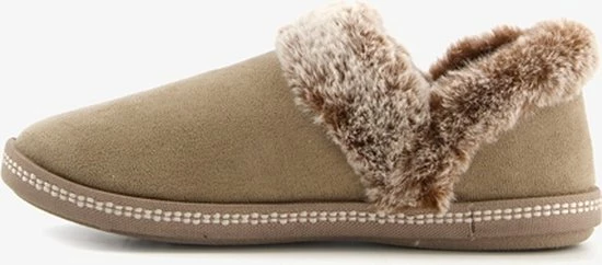 Skechers Cozy Campfire Gevoerde Dames Pantoffels - Beige - Maat 39 - Extra Comfort - Memory Foam 5 Skechers Cozy Campfire Gevoerde Dames Pantoffels - Beige - Maat 39 - Extra Comfort - Memory Foam - Afbeelding 3
