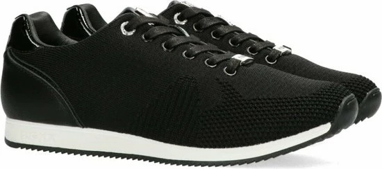 Mexx Sneaker Cato Zwart Met Witte Zool - Dames - Maat 38 5 Mexx Sneaker Cato Zwart Met Witte Zool - Dames - Maat 38 - Afbeelding 3