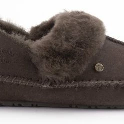 Warmbat Barrine Dames Sloffen - Pebble - Maat 40