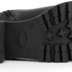 Mysa Ivy Dames Leren Enkellaarzen - Gevoerde Boots - Zwart Leer - Maat 42 -Dames Winkel 550x249 23