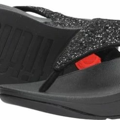 Fitflop Slippers - Maat 39 - Vrouwen - Zwart -Dames Winkel 550x249 4