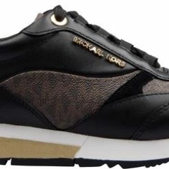 Michael Kors Allie Stride Dames Sneakers - Black/Brown - Maat 37 -Dames Winkel 550x251 2