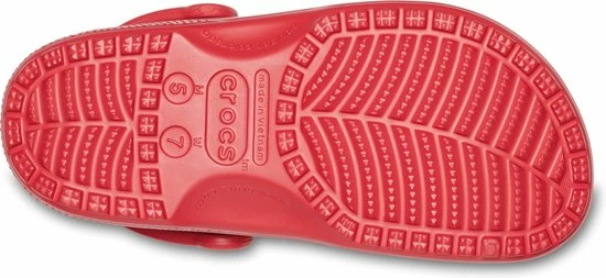 Crocs Classic 10001-6EN, Unisex, Rood, Slippers Maat: 39/40 EU 7 Crocs Classic 10001-6EN, Unisex, Rood, Slippers Maat: 39/40 EU - Afbeelding 5