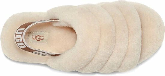 UGG Fluff Yeah Slide Dames Sloffen - Natural - Maat 40 7 UGG Fluff Yeah Slide Dames Sloffen - Natural - Maat 40 - Afbeelding 5