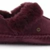 Warmbat Barrine Dames Sloffen - Port - Maat 38