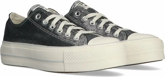 Converse Chuck Taylor All Star Lift Ox Lage Sneakers - Dames - Zwart - Maat 39 10 Converse Chuck Taylor All Star Lift Ox Lage Sneakers - Dames - Zwart - Maat 39 - Afbeelding 8