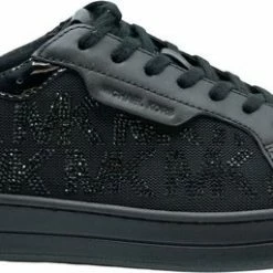 Michael Kors Keating Lace Up Dames Sneaker - Zwart - Maat 36