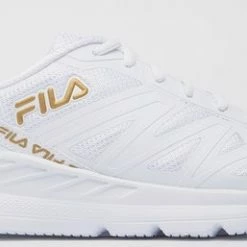 Fila Memory Cryptostride Hardloopschoenen Wit/Goud Dames - Maat 38