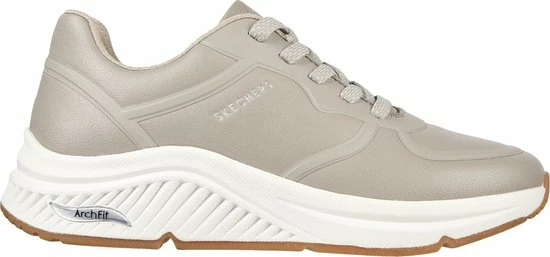 Skechers Arch Fit S-Miles- Mile Makers Dames Sneakers - Taupe - Maat 38 16 Skechers Arch Fit S-Miles- Mile Makers Dames Sneakers - Taupe - Maat 38 - Afbeelding 14