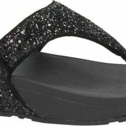 Fitflop Slippers - Maat 39 - Vrouwen - Zwart -Dames Winkel 550x258