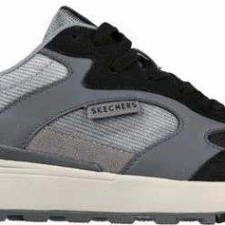 Skechers Sunny Street - Sunsetters Dames Sneakers - Black/Charcoal - Maat 40