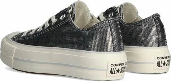 Converse Chuck Taylor All Star Lift Ox Lage Sneakers - Dames - Zwart - Maat 39 5 Converse Chuck Taylor All Star Lift Ox Lage Sneakers - Dames - Zwart - Maat 39 - Afbeelding 3