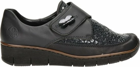 Rieker Instappers Zwart Synthetisch - Dames - Maat 39 3 Rieker Instappers Zwart Synthetisch - Dames - Maat 39