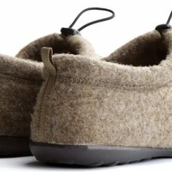 Travelin' Back-Home Dames Sloffen - Wollen Pantoffels - Rubberen Zool - Beige/Zand - Maat 42 -Dames Winkel 550x266 16