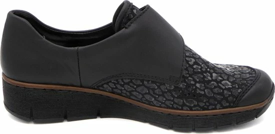 Rieker Instappers Zwart Synthetisch - Dames - Maat 39 12 Rieker Instappers Zwart Synthetisch - Dames - Maat 39 - Afbeelding 10