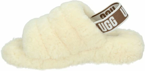UGG Fluff Yeah Slide Dames Sloffen - Natural - Maat 40 15 UGG Fluff Yeah Slide Dames Sloffen - Natural - Maat 40 - Afbeelding 13