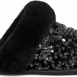 UGG Scuffette II Chunky Sequin Dames Sloffen - Black - Maat 39