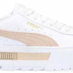 Puma Dames Lage Sneakers Mayze Lth Wn - Wit - Maat 39