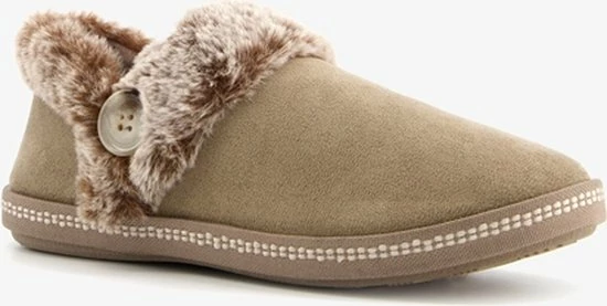 Skechers Cozy Campfire Gevoerde Dames Pantoffels - Beige - Maat 39 - Extra Comfort - Memory Foam 3 Skechers Cozy Campfire Gevoerde Dames Pantoffels - Beige - Maat 39 - Extra Comfort - Memory Foam