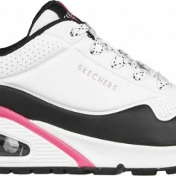Skechers Uno-Backlit Dames Sneakers - White/Neon Pink - Maat 42 -Dames Winkel 550x280 7