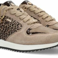 Mexx Dames Sneaker Fleur Taupe -Dames Winkel 550x281 5