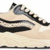 POSH By Poelman CAROCEL Dames Sneakers - Beige Multi - Maat 37 -Dames Winkel 550x282