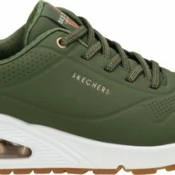 Skechers Uno Dames Sneaker - Groen - Maat 39