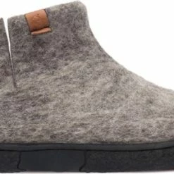 Tofvel Nepal Wolvilt Sloffen Grey/Natural | Grijs | Wolvilt | Maat 39