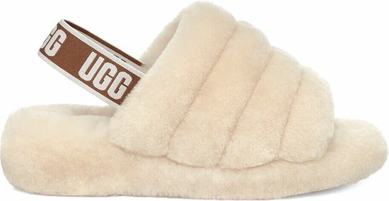 UGG Fluff Yeah Slide Dames Sloffen - Natural - Maat 40 3 UGG Fluff Yeah Slide Dames Sloffen - Natural - Maat 40