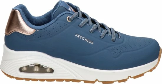 Skechers Uno Dames Sneaker - Blauw - Maat 40 3 Skechers Uno Dames Sneaker - Blauw - Maat 40