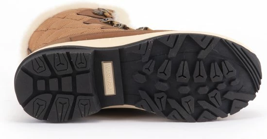 Warmbat Abbott Snowboots - Maat 39 - Vrouwen - Bruin - Crème - Geel 7 Warmbat Abbott Snowboots - Maat 39 - Vrouwen - Bruin - Crème - Geel - Afbeelding 5