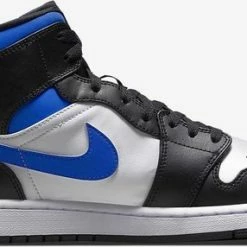 Nike Air Jordan 1 Mid, White/racer Blue-Black, 554724 140, EUR 42.5