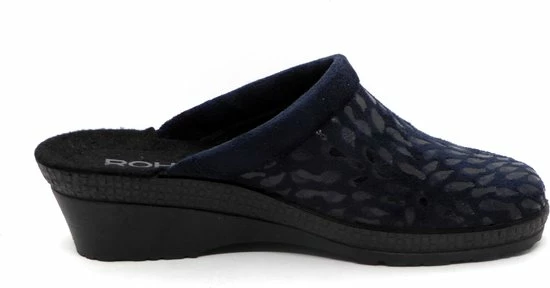 Rohde Dames Pantoffelmuil - 2456-56 Blauw - Maat 38 6 Rohde Dames Pantoffelmuil - 2456-56 Blauw - Maat 38 - Afbeelding 4
