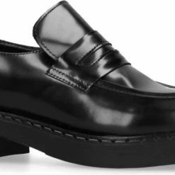 Sacha - Dames - Zwarte Leren Loafers - Maat 39 -Dames Winkel 550x288 3