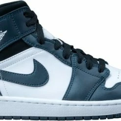 Nike Air Jordan 1 Mid, Amory Navy/White/-Black, Mid Teal, 554725 411, EUR 45 45 Nike Air Jordan 1 Mid, Amory Navy/White/-Black, Mid Teal, 554725 411, EUR 45 -Dames Winkel 550x289 13