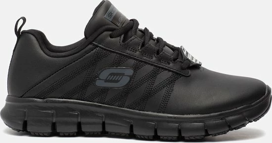 Skechers Work Relaxed Fit Sneakers Zwart Leer - Dames - Maat 38 3 Skechers Work Relaxed Fit Sneakers Zwart Leer - Dames - Maat 38